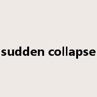 sudden collapse是什么意思