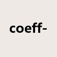 coeff-是什么意思