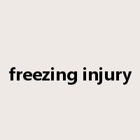 freezing injury是什么意思