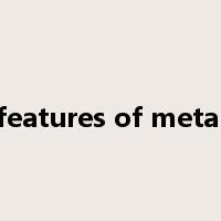 features of metal是什么意思