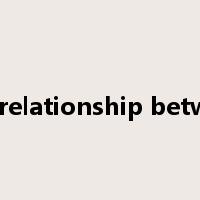 The relationship between是什么意思