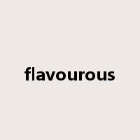 flavourous是什么意思