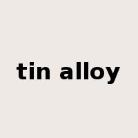 tin alloy是什么意思