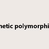 genetic polymorphism是什么意思