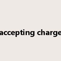 accepting charge是什么意思