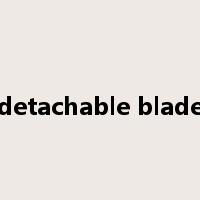 detachable blade是什么意思