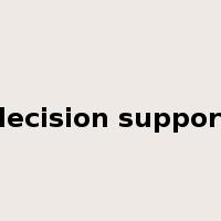 decision support是什么意思