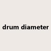 drum diameter是什么意思
