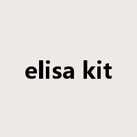 elisa kit是什么意思