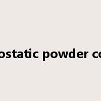 electrostatic powder coating是什么意思