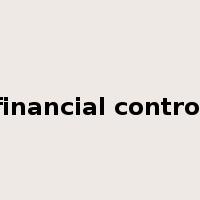 financial control是什么意思