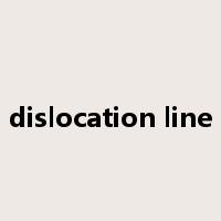 dislocation line是什么意思