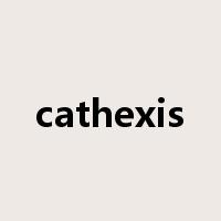 cathexis是什么意思