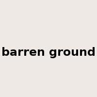 barren ground是什么意思