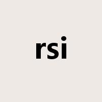 rsi是什么意思