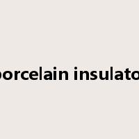 porcelain insulator是什么意思