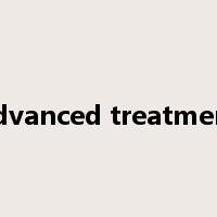 advanced treatment是什么意思