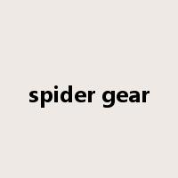 spider gear是什么意思