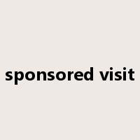 sponsored visit是什么意思