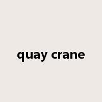 quay crane是什么意思