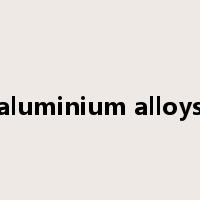 aluminium alloys是什么意思