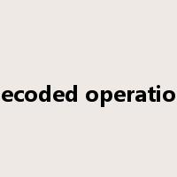 decoded operation是什么意思