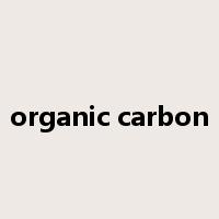 organic carbon是什么意思