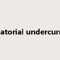 equatorial undercurrent是什么意思