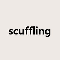 scuffling是什么意思