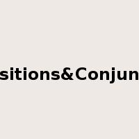 Prepositions&Conjunctions是什么意思