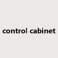 control cabinet是什么意思