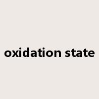 oxidation state是什么意思