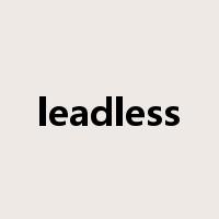 leadless是什么意思