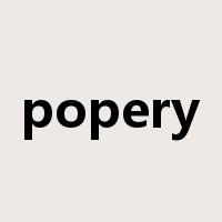popery是什么意思