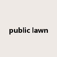 public lawn是什么意思