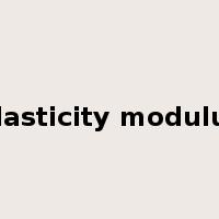 plasticity modulus是什么意思