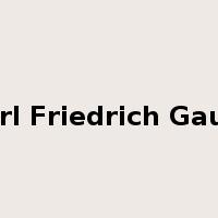 Carl Friedrich Gauss是什么意思