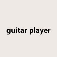 guitar player是什么意思