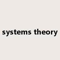 systems theory是什么意思