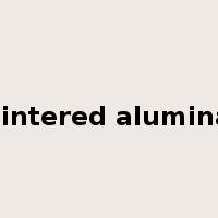 sintered alumina是什么意思