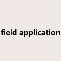 field application是什么意思
