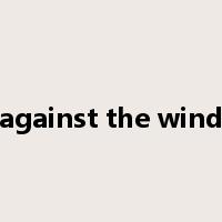 against the wind是什么意思