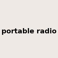 portable radio是什么意思