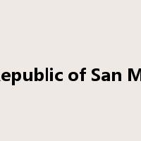 The Republic of San Marino是什么意思