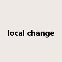 local change是什么意思