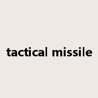 tactical missile是什么意思