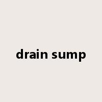 drain sump是什么意思