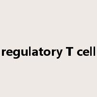 regulatory T cell是什么意思