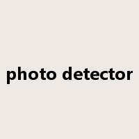 photo detector是什么意思