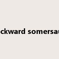 backward somersault是什么意思